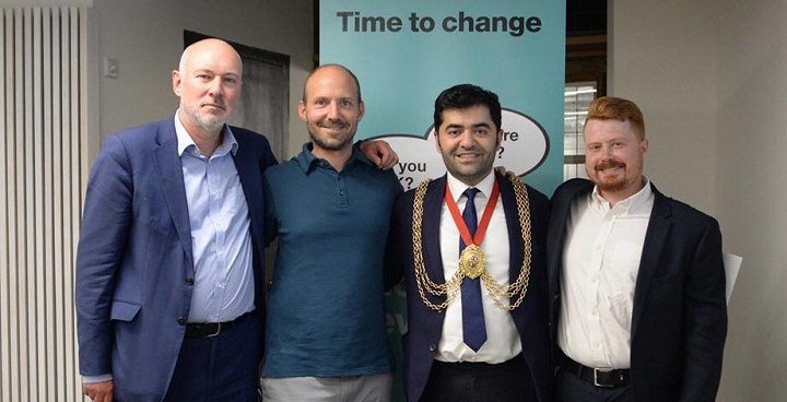 Lambeth council suicide prenetion partnership meeting: LR CLlr Dickson, Cllr Davie, Cllr Dogus, Cllr Lindsey