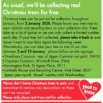 tag explaining Christmas recycling collections December 2019