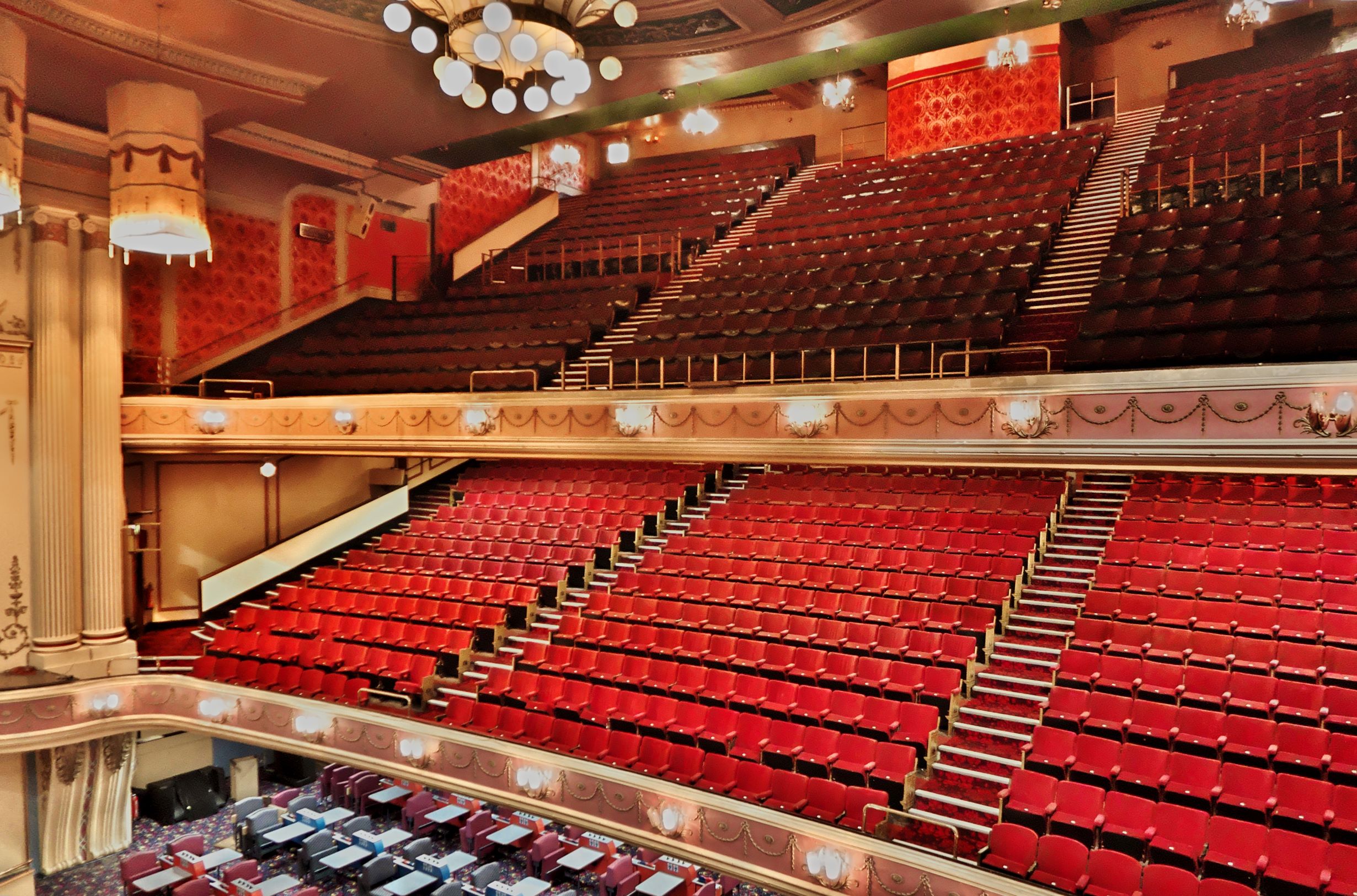 The dress circle and gallery of Streatham Hill Theatre (Photo: Tim Hatcher)