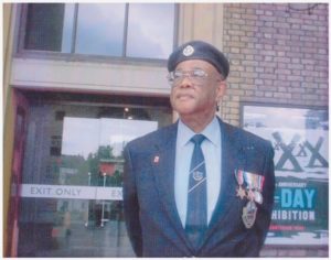 Former WWII serviceman Allan Wilmot from Lambeth is part of the Windrush Generation having arrived England in 1944. The council held a thank you reception for him in the Lambeth Mayor’s parlour in 2019. Credit: Lambeth Archives