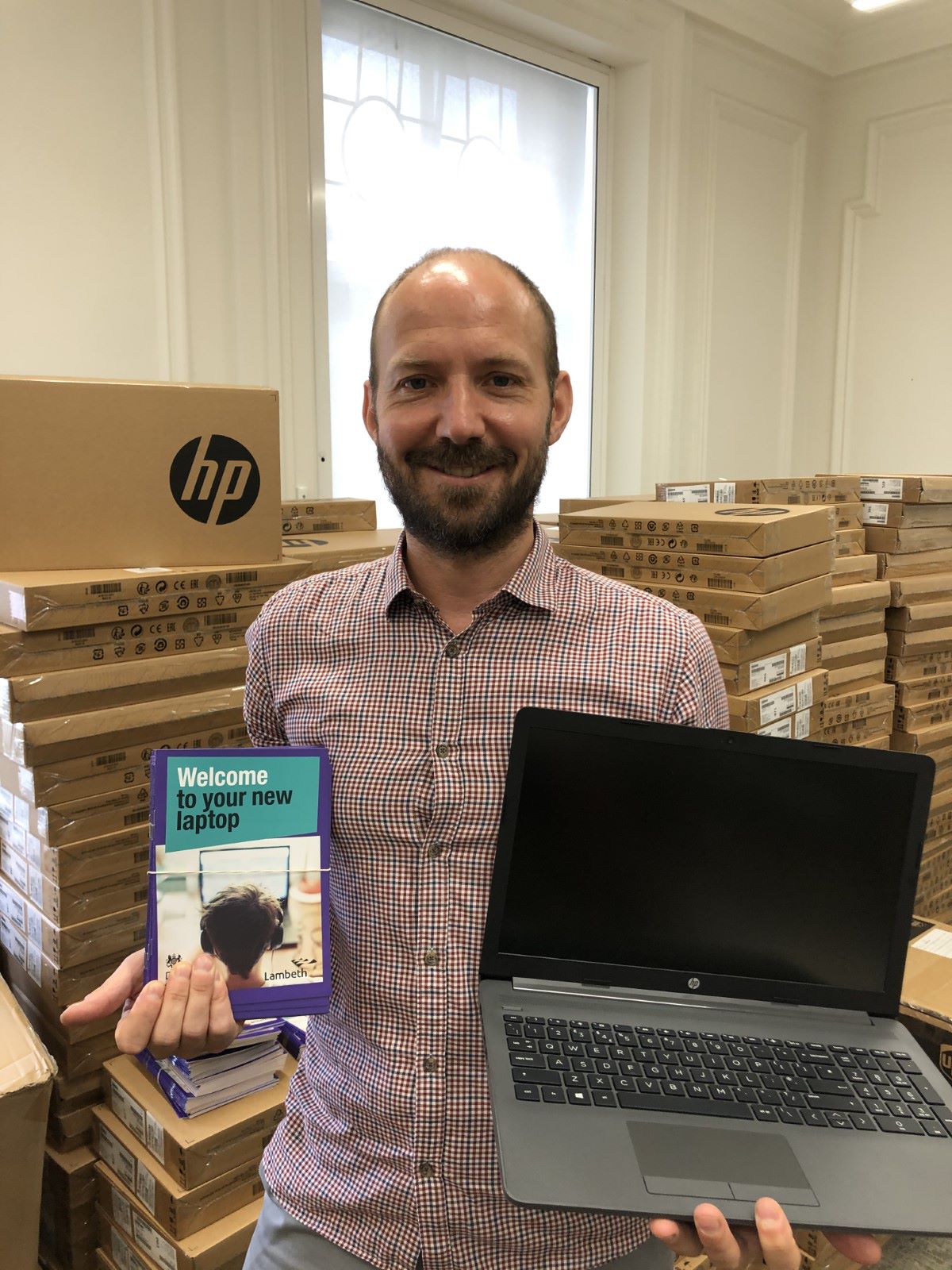 Laptops for vulnerable kids in Lambeth