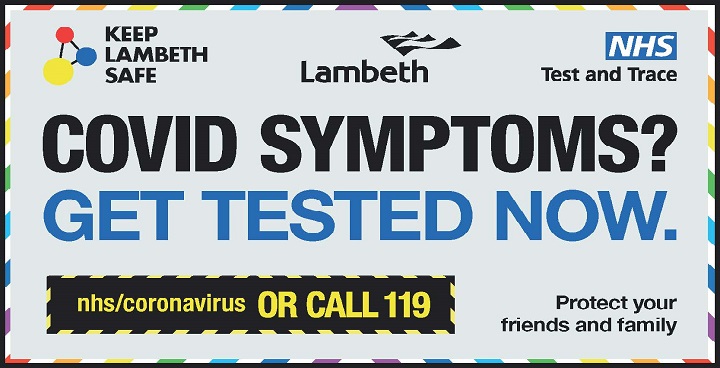 Keep London safe testing poster