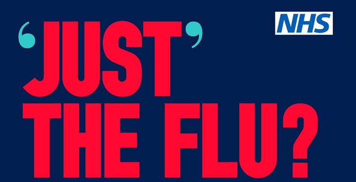 'just' the flu? NHS poster