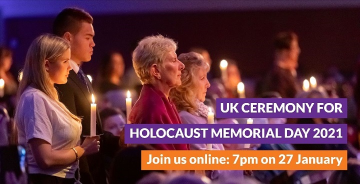 UK ceremony World Holocaust Memorial Day 2021