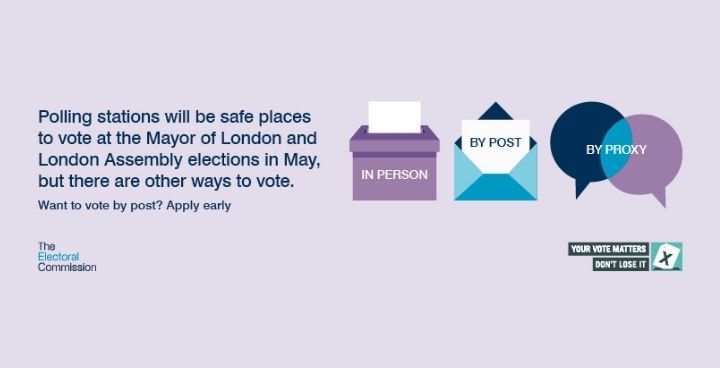 Vote at the Mayor of London and London Assembly (GLA) elections in May