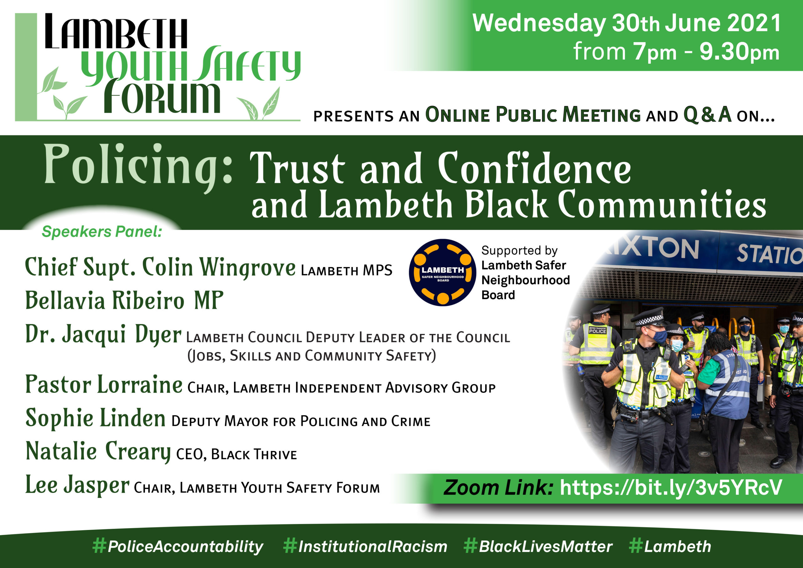 Lambeth: Building trust in the police among Black communities