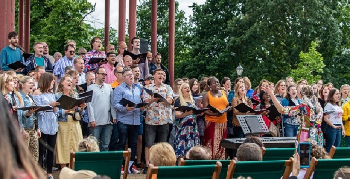 Clapham Common Bandstand Summer Concert - choir