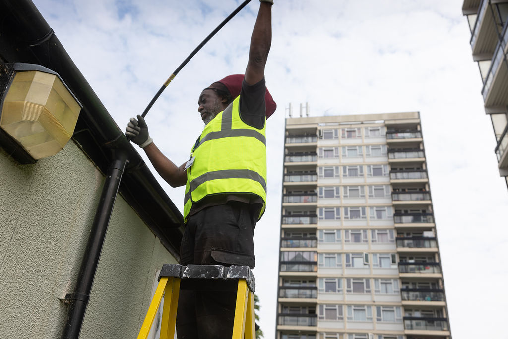 New in-house repairs team improving shared spaces on Lambeth Council estates