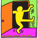 NCOD poster designed by keith haring 