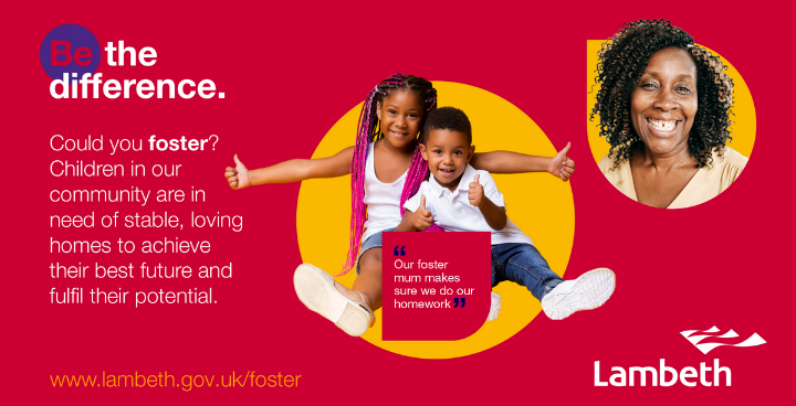 Be the Difference: Lambeth Foster Carers online information evening December