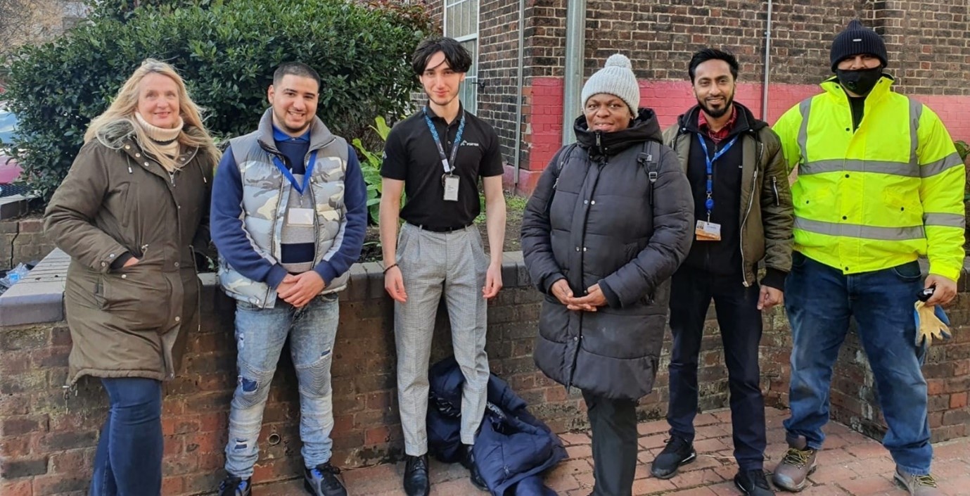 Environment day held at Lambeth Council estate