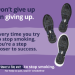 stop smoking day "steps"