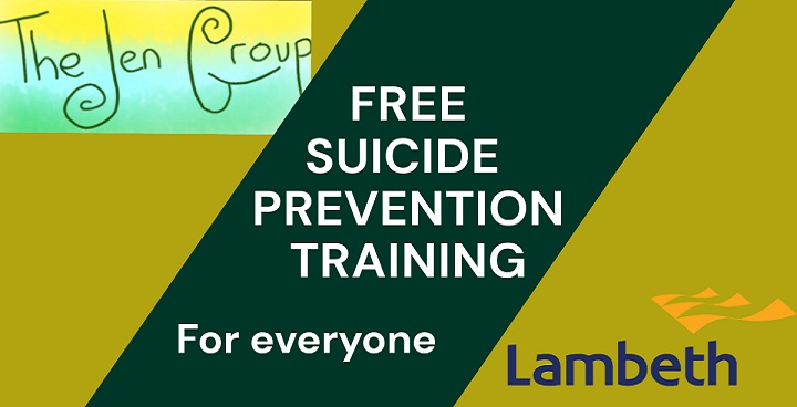 Suicide Prevention Training for anyone who lives and works in Lambeth