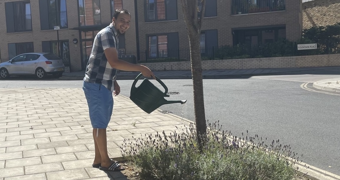 Lambeth: Neighbourhood Champions rally to save street trees from drought