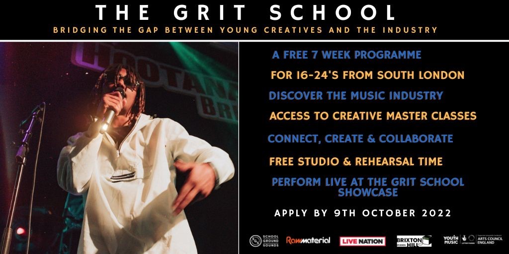 The GRIT school poster Sept 2022