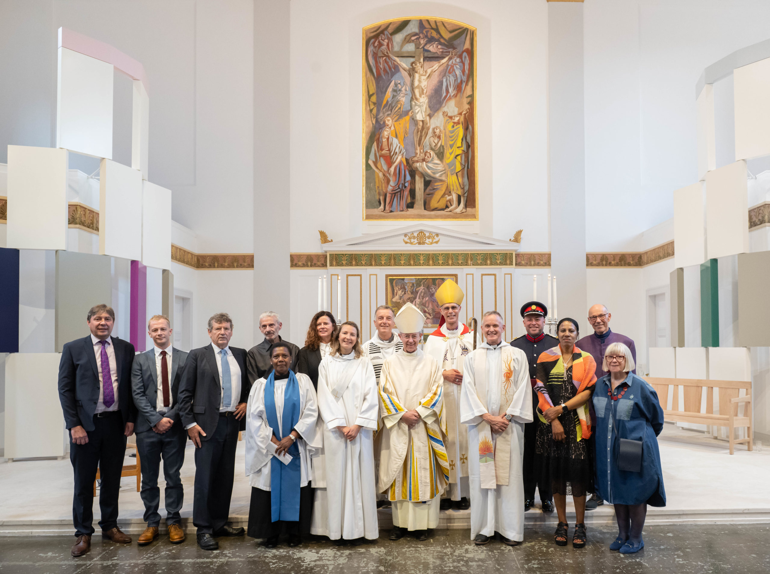 Archbishop’s blessing begins new era for St John’s Waterloo as restoration nears completion