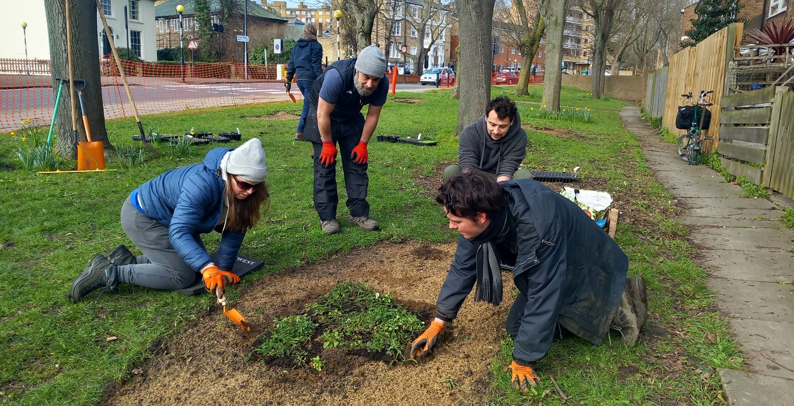 Building Lambeth “Bee Roads” in Spring 2023