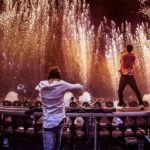Chain smokers live in Ibiza at event staged by the Manual 