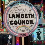 Official Pride Marcher's lollipop signed by Lambeth's marchers 