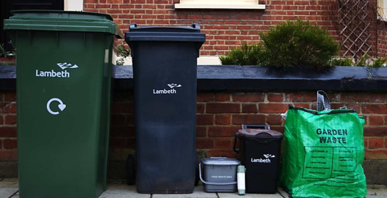Waste bins in Lambeth