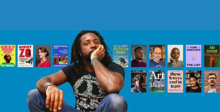 Readers & writers festiva;l May/June 2024 featuring aiuthor Marlon James plus book covers to be featured in May & June