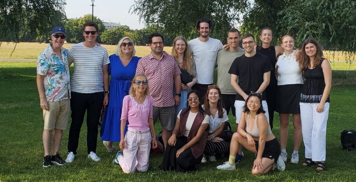 team Jump software designers outdoor group shot