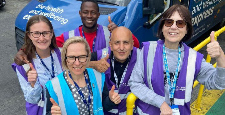 Lambeth's Health & Wellbeing Bus will take health checks into lambeth workplaces