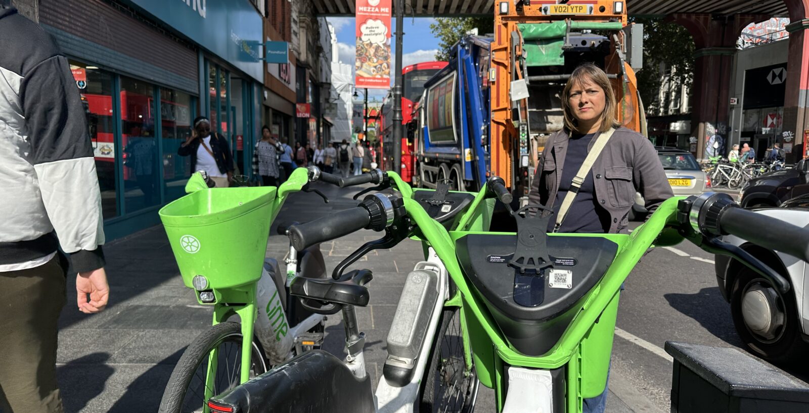 Bikes in Brixton Road