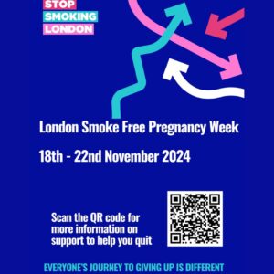 Smoke free pregnancy week 18-22 November poster