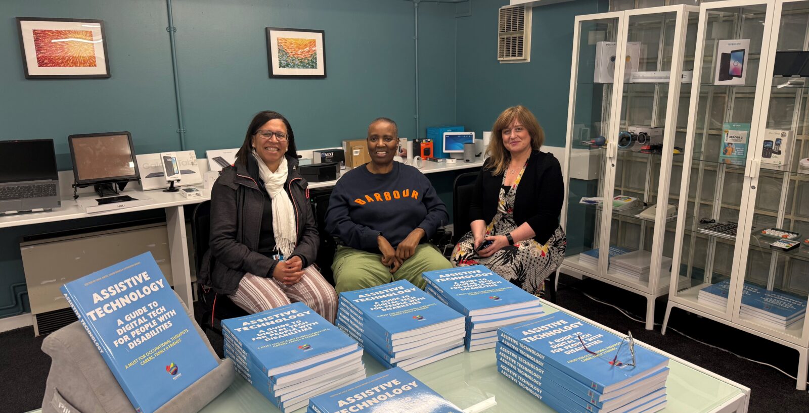 Rev Gail Thompson, CEO and founder of Millennium Community Solution, centre, at Southwyck House Community Hall