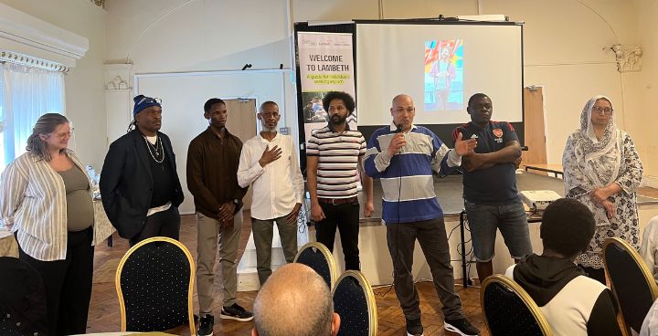 Asylum seekers created a 'welcome to Lambeth' guide for new arrivals to the UK