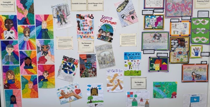 'community as a superpower' interpreted by Lambeth schools