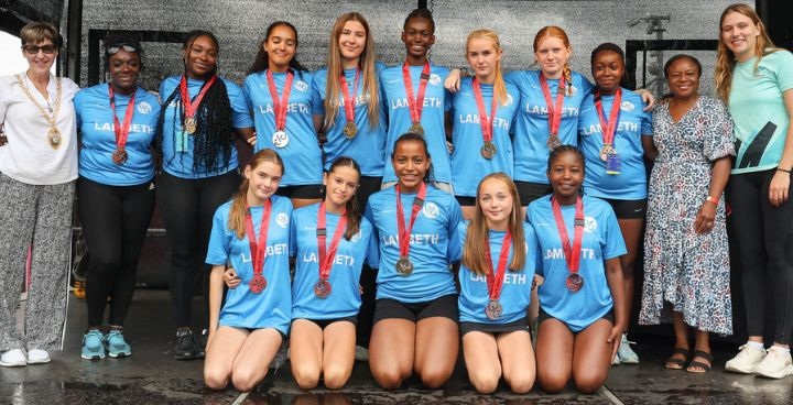 London Youth Games 2025 Lambeth Netball Team