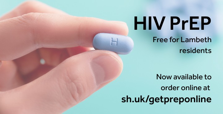 HIV PrEP promo for Lambeth