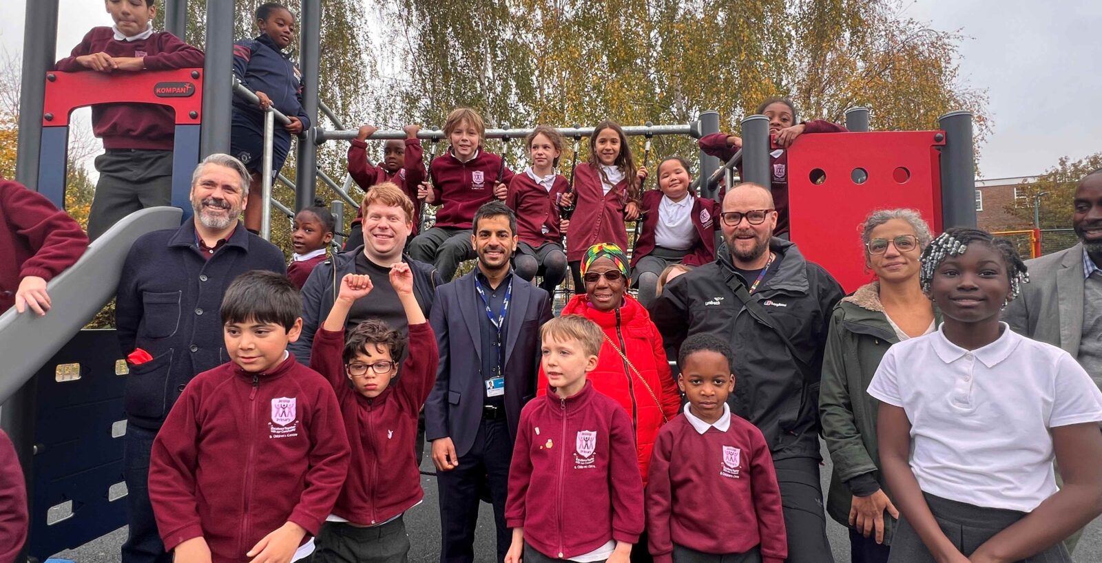 Refurbished playground opens at Milkwood Community Park