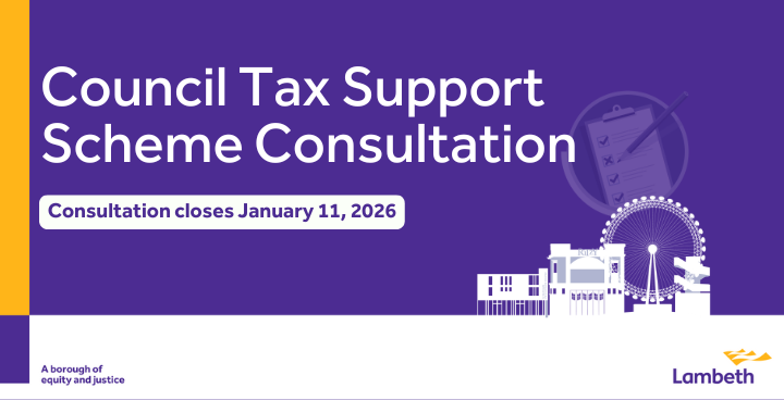 Graphic with the headline: Council Tax Support Consultation