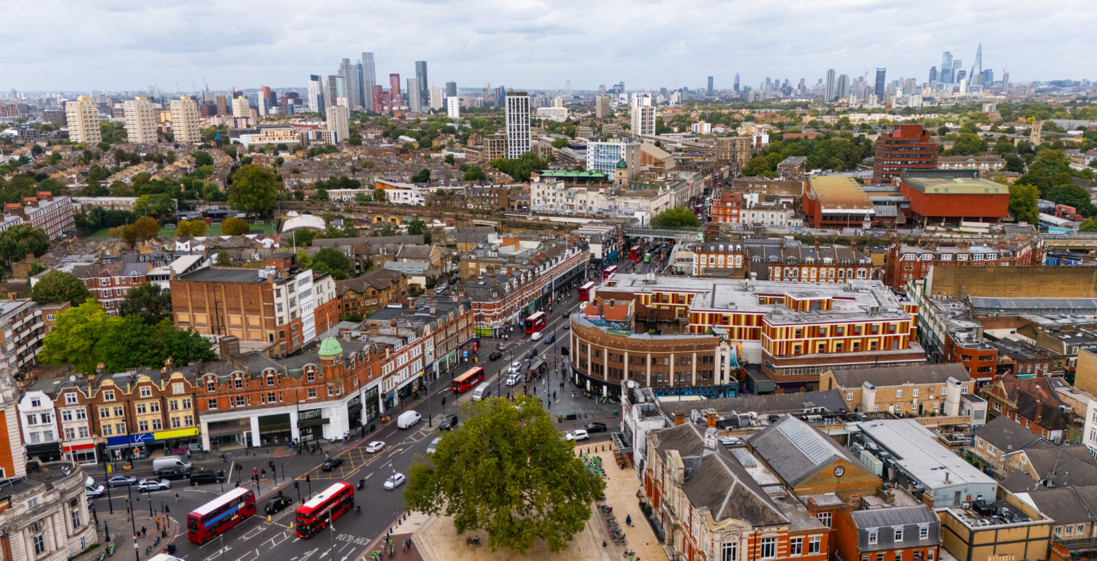 Aerial shot of Brixton, one of the High Streets that could be included in the pilot scheme (photo provided by Getty Images)