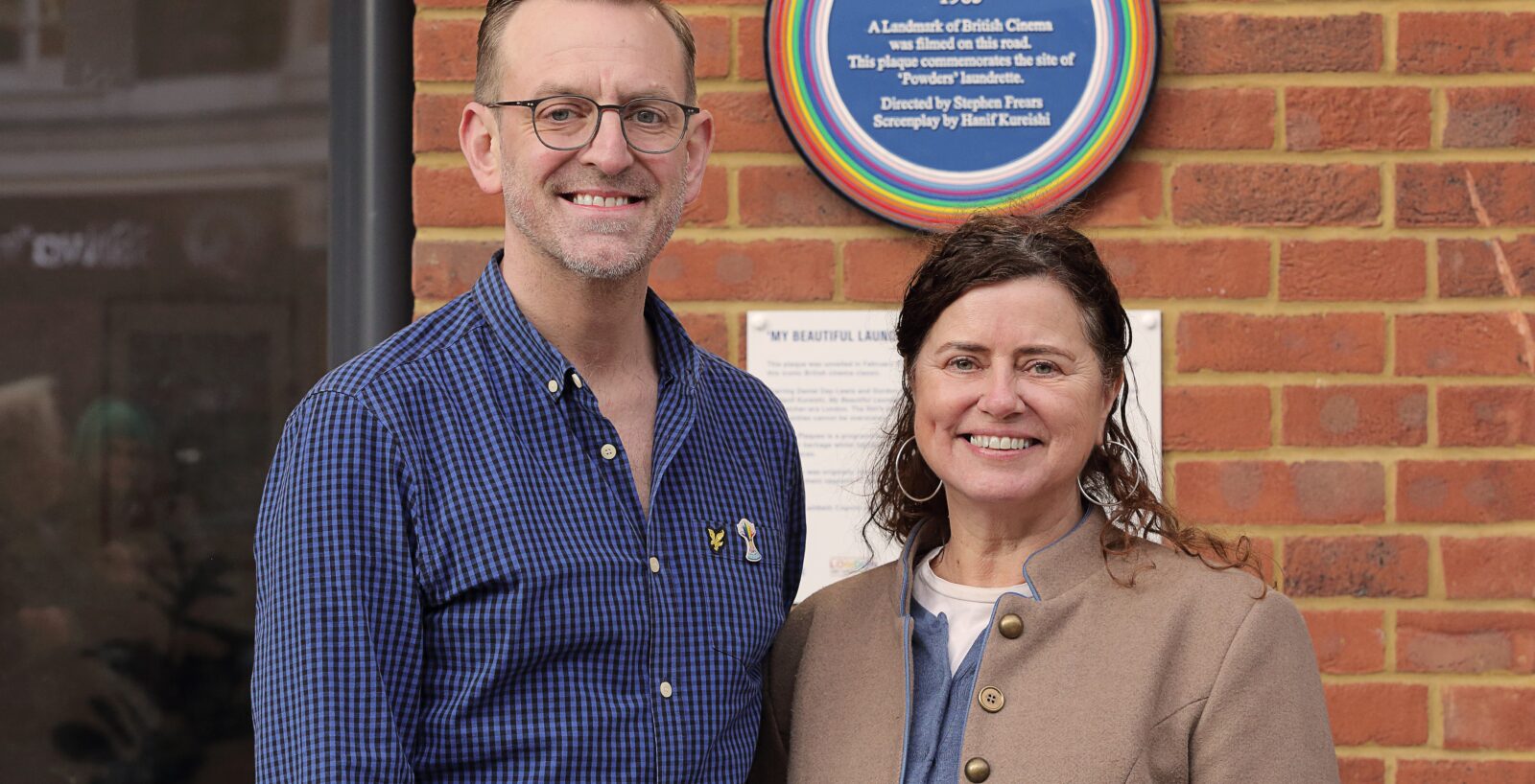 Cllr Claire Holland and David Robson