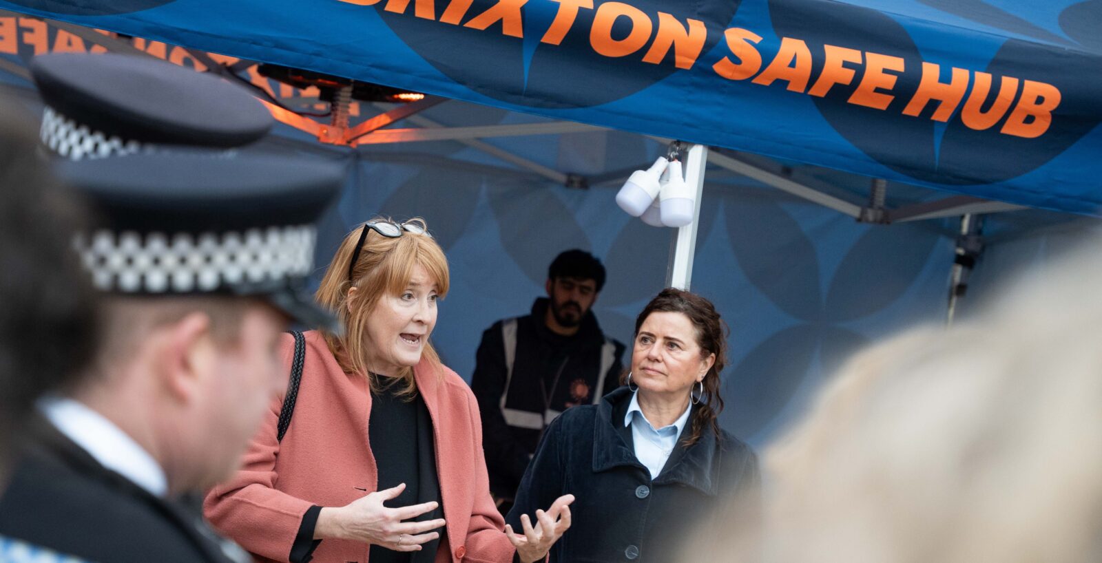 Policing Minister Sarah Jones MP and Cllr Claire Holland OBE