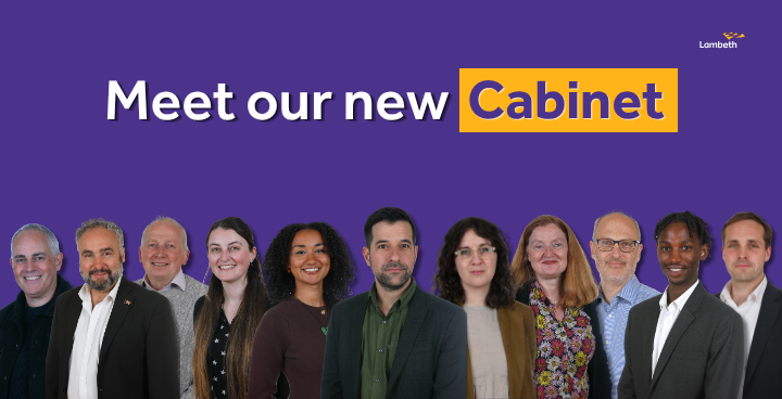 Lambeth Council's new Cabinet in June 2026