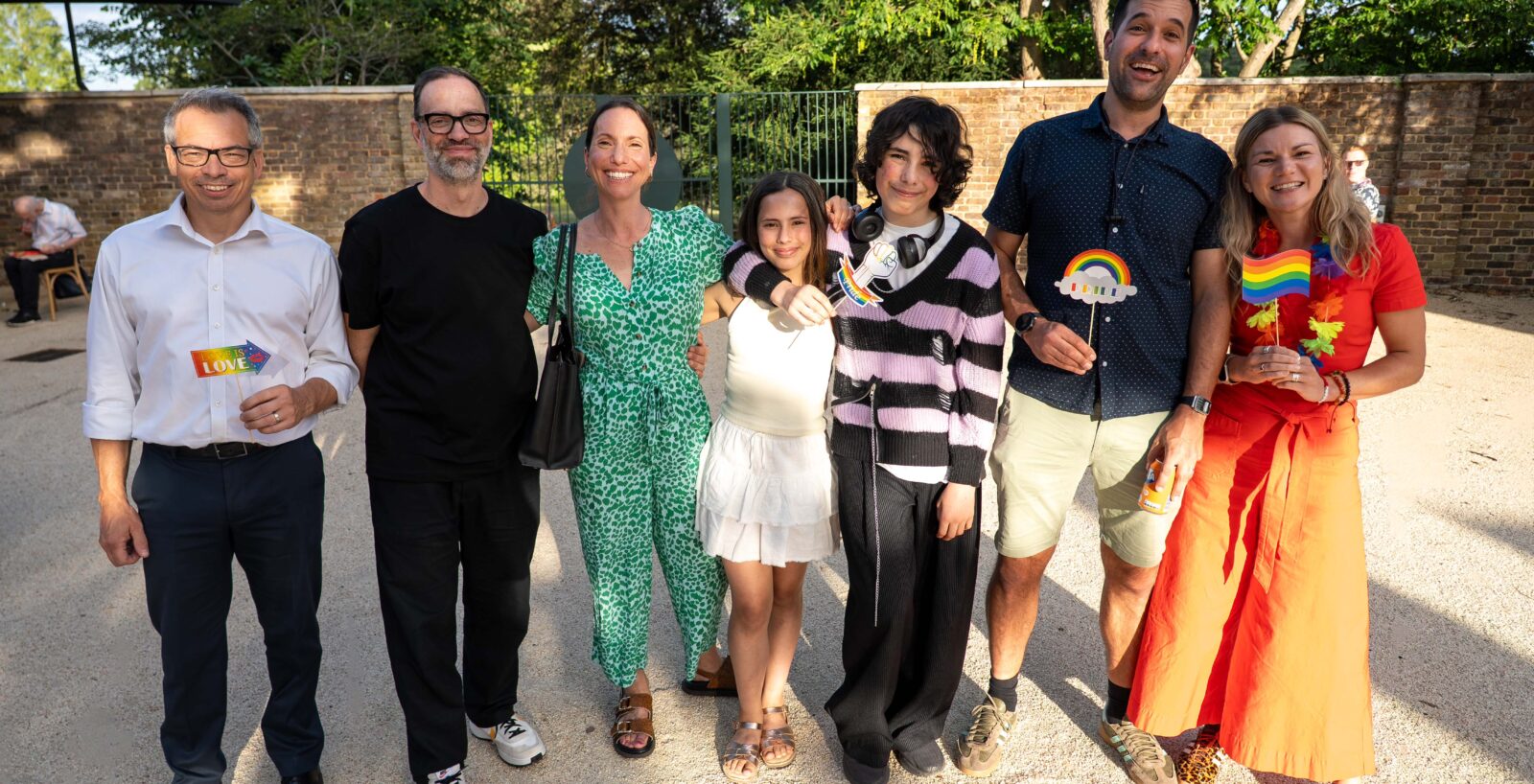 Cllr Martin Abrams joined the Pride month reception at Brockwell Hall