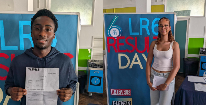 Lambeth students celebrate on results day